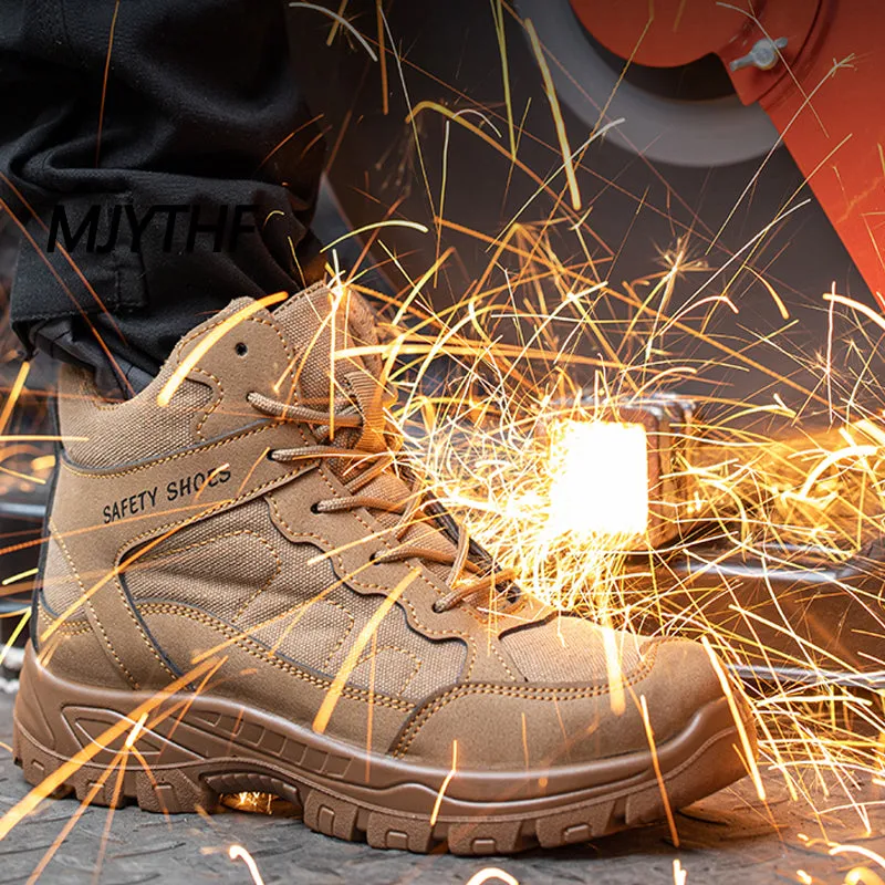 Boots winter protective steel toe
