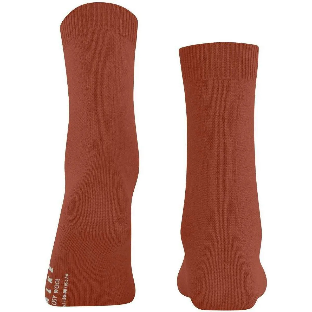 Falke Cosy Wool Socks - Terra Orange